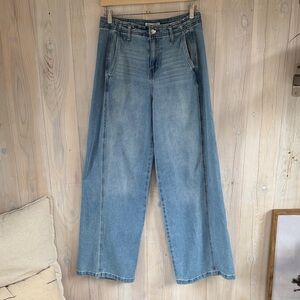 RE Generation Celebrity Pink Hi Rise Wide Leg jeans size 29